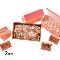 Sang Sang and 貓咪狗狗巧克力棒DIY製作材料組, 2組, 16種