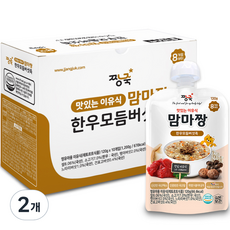 짱죽 맛있는 이유식 맘마짱 스파우트형 120g x 10p