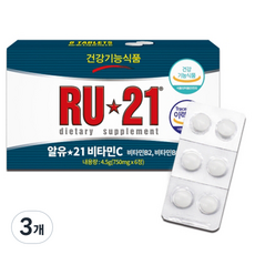 알유21 비타민 C 4.5g, 6정, 3개