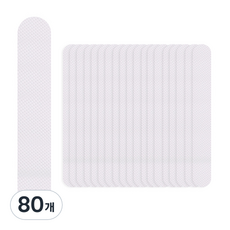 다다 미끄럼방지 스티커 테이프 투명 20 x 640 mm, 80개 80개