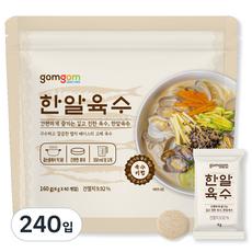 곰곰 한알육수 4g 40입, 160g, 6개