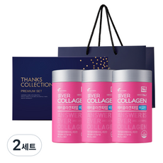 에버콜라겐 타임비오틴 땡스컬렉션 3g x 30p x 3개 선물세트 + 쇼핑백, 2세트, 90g