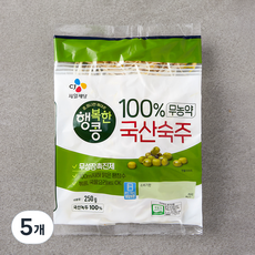 행복한콩 국내산 숙주, 250g, 5개