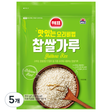 해표 사조 찹쌀가루, 350g, 5개