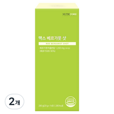 뉴트리코어 맥스 베르가못 샷 14p, 280g, 2개