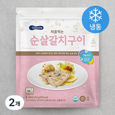 베베쿡 처음먹는 순살갈치구이 (냉동), 250g, 2개