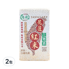 名優 花蓮紅米 600g, 台灣花蓮產 紅米, 2包