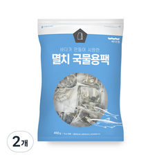 바다원 멸치 국물용 팩, 2개, 450g