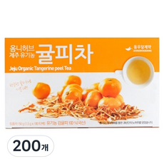 옴니허브 제주 유기농 귤피차, 1.5g, 100개입, 2개