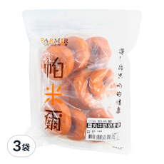 PARMIR 帕米爾 雞肉牛奶甜甜圈 犬用, 9入, 台灣製造, 100%新鮮原肉, 無鹽低脂肪, 雞肉, 3袋