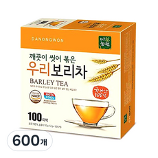 다농원 깨끗이 씻어 볶은 우리보리차, 1.2g, 100개입, 6개