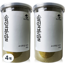 헬로우그린 국산 솔잎 분말 가루, 180g, 4개