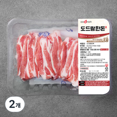 도드람한돈 등심덧살 구이용 1등급 (냉장) 500g 2개