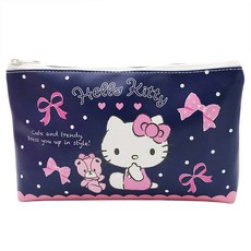 Hello Kitty 凱蒂貓 PU萬用收納袋, 藍色