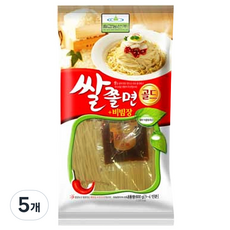 칠갑농산 쌀쫄면골드 + 비빔장, 600g, 5개