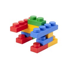UNiPLAY 抗菌軟積木 BASIC款 12片 原色系 軟積木 兒童積木玩具, 1組