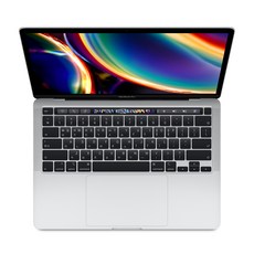 Apple 2020 맥북 프로 터치바 13, 실버, 코어i5 8세대, 인텔 Iris Plus 그래픽스 645, 512GB, 8GB, MXK72KH/A, MAC OS