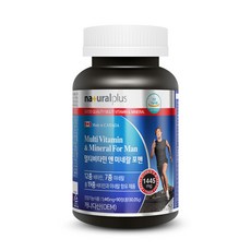 내츄럴플러스 멀티비타민 미네랄 포맨, 90정, 1개