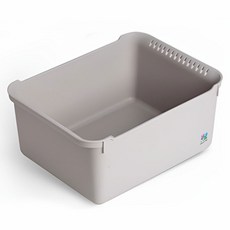 요고모지 직사각 물빠짐 설거지통 중형, 그레이, 1개 그레이, 1개