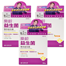 台塑生醫 MD Formula 醫之方 樂齡 益生菌復方粉末食品, 10種複合益生菌，19種綜合消化酵素，專為長青族設計, 3g, 30條, 3盒
