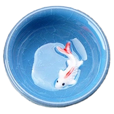 日式游魚杯 茶具禮盒 Set 6, 陶瓷材質, 50cc, 茶杯 x 6, 顏色隨機, 1盒