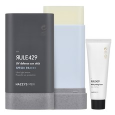 룰429 UV 디펜스 선스틱 SPF 50+ PA++++ 18.5g + 필링폼 20ml 세트, 1세트