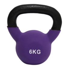 AD-ROCKET 頂級鑄鐵壺鈴 KettleBell, 6公斤 紫色 (單入), 1個
