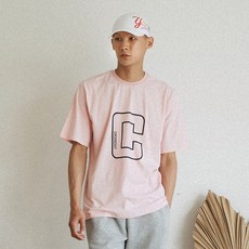 크로스닷 남성용 빅씨 반팔 티셔츠 CED_0013
