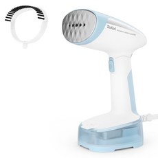 테팔 액세스 스팀 포켓 메탈 핸디형 스팀다리미, 화이트 블루, DT3041K0
