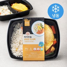마이비밀 라이킷도시락 야채볶음밥과 로제오믈렛, 1팩, 195g