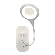 充電式智能觸摸調光夾燈，ABS材質，LEDx20，USB充電，燈頭直徑9cm