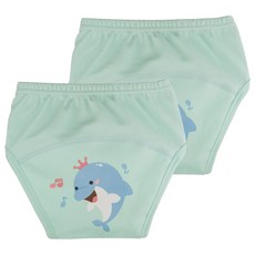 agazzang Friendly幼兒如廁學習褲, 海豚款, 2件