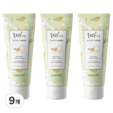 에네스티 온천수 가득 클렌징폼 광채 쌀 & 우유, 140ml, 9개