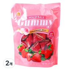 이메이 구미초코볼 딸기맛, 238g, 2개