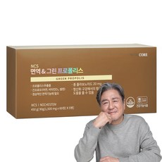 뉴트리코어 NCS 면역 & 그린 프로폴리스, 300정, 450g, 1개 300정, 1세트