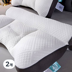 Yehome Deep Sleep 5 分離頸椎牽引記憶海綿枕, 2個, 混色