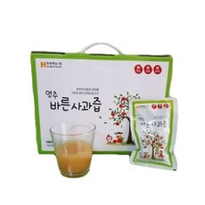 영주 바른사과즙, 100ml, 50개입