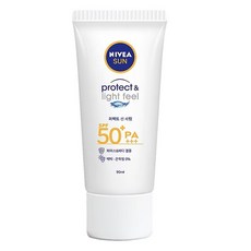NIVEA 妮維雅 SUN 防曬淨白水凝乳 SPF50+ PA+++, 臉/身體適用, 90ml, 1條