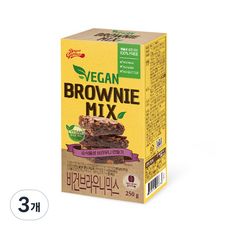 브레드가든 비건 브라우니 믹스 250g, 3개