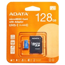 ADATA 威剛 Micro SDXC UHS-I A1 記憶卡, 128GB, 1個