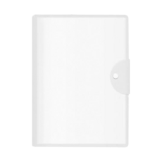 E.dot 20頁 A3平放收納冊，白色，PP材質，尺寸31.5x24cm, 1個