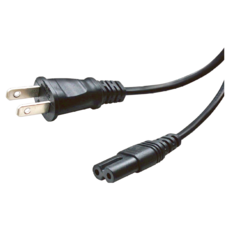 ATake 8字頭筆記型電腦電源線 SCB-2P8S01, 1m, 適用多種筆記型電腦, 1條
