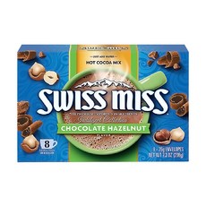 SWISS MISS 義式榛果可可粉, 8包入, 濃郁可可, 榛果風味, 26g, 8包, 1盒