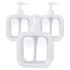Core Trade 透明方形大容量飲水機 標準型 500ml, 3個, 白色