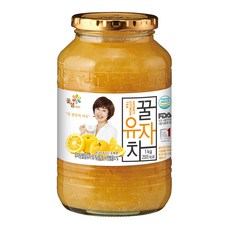 꽃샘 꿀유자차, 1kg, 1개