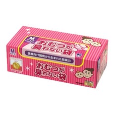 BOS 嬰兒尿布除臭專用垃圾袋 M 尺寸 90入 Set, 1盒