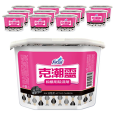 farcent 花仙子 克潮靈 櫥櫃用除濕劑 活性碳, 210g, 12個