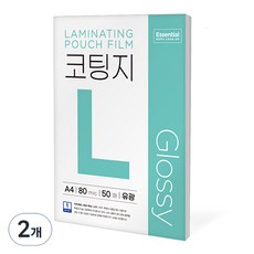 카피어랜드 에센셜 정전기 방지 코팅지 80mic, 100개, A4