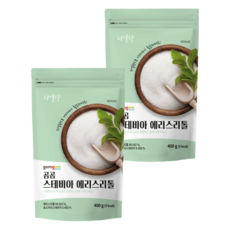 gomgom 甜菊糖醇, 散發甜味的赤藓醇甜菊糖, 400g, 2包