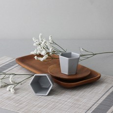 쓰임 마리벨 술잔, 블루밍 그레이, 2개